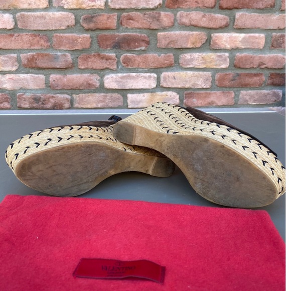Valentino Patent Leather Espadrille Wedges - S 39 - Picture 10 of 10